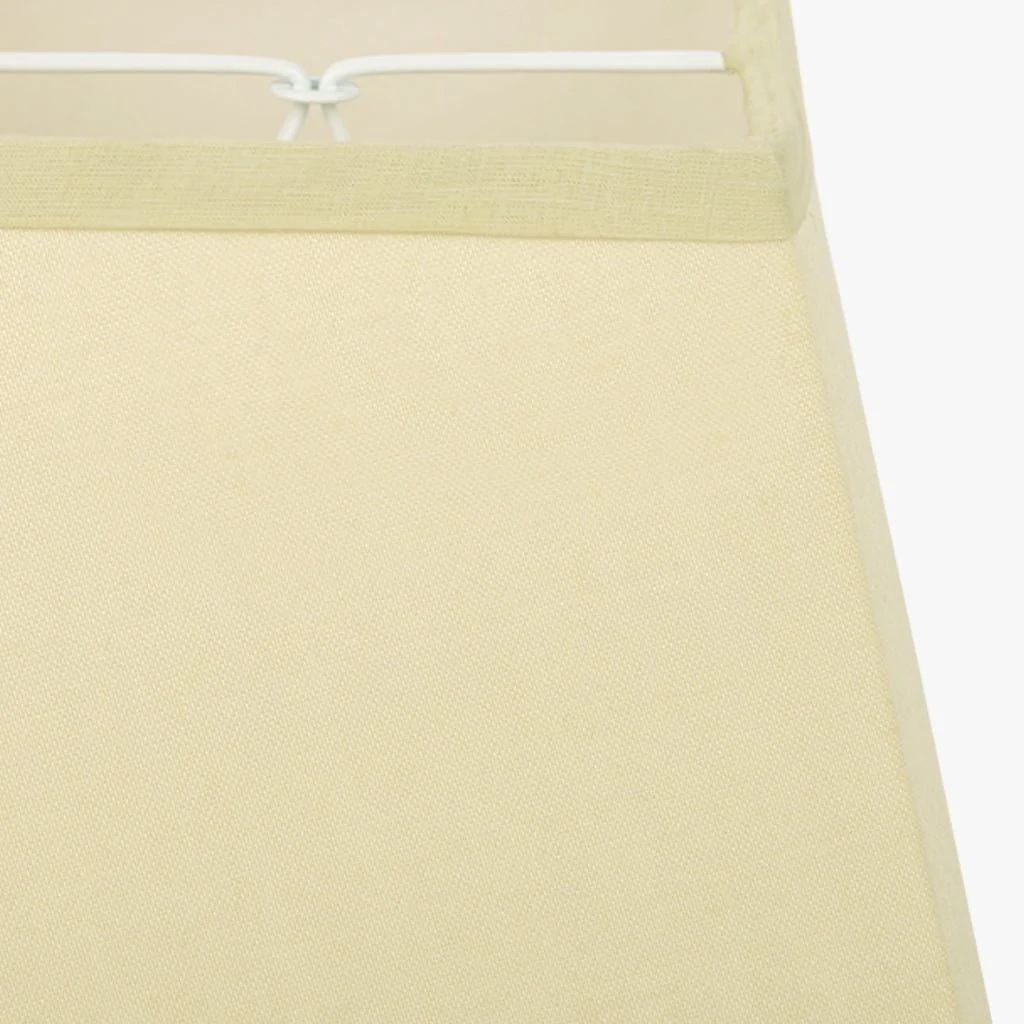 AbatJour Quadrado em Seda Bege