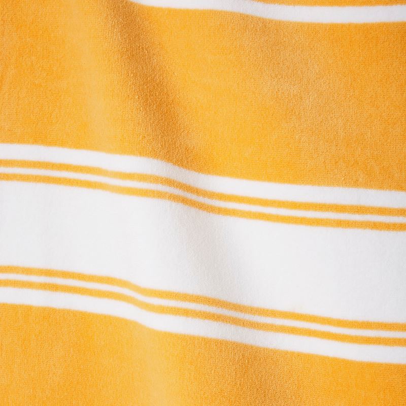 Velour Summer Stripe Yellow Beach Towel