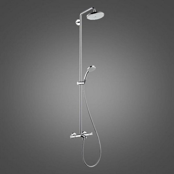 Colonne bain douche thermostatique HANSGROHE Croma 220 chromé