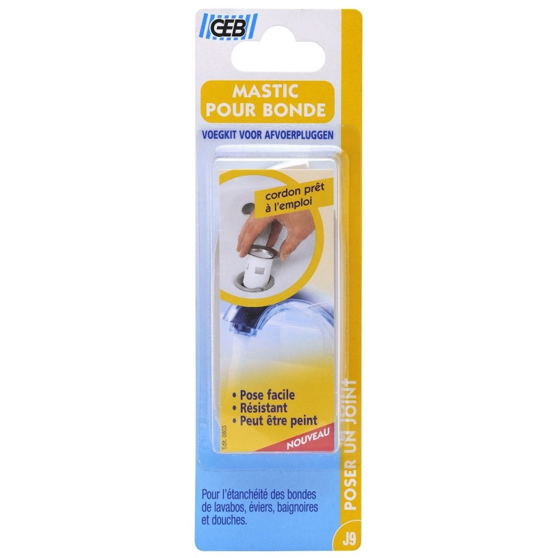 Mastic pour bonde sous forme de cordon 43 cm