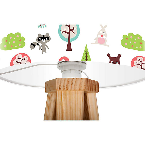 Lampe de chevet kids foto-275 30 x 30 x 45 cm Bois clair