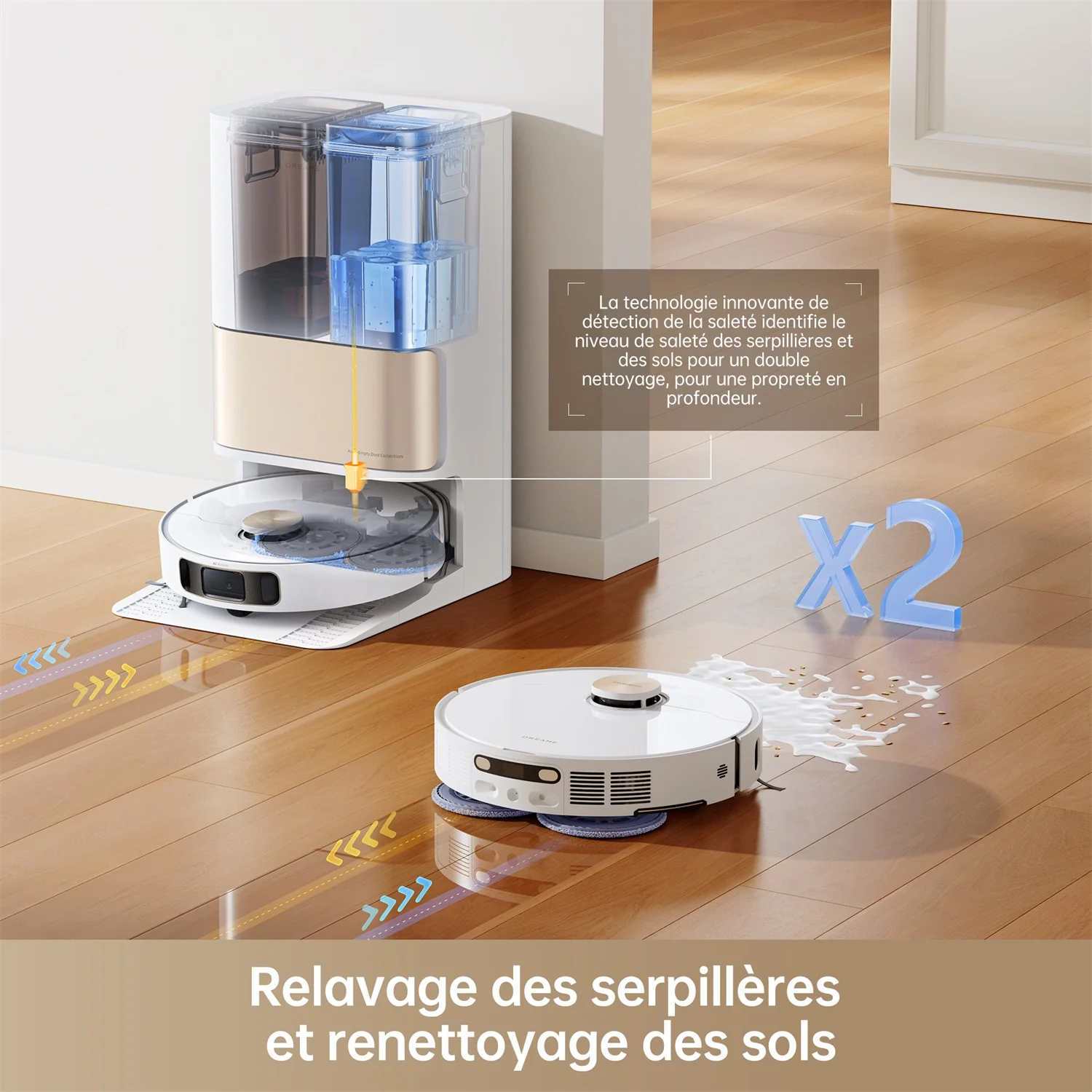 Dreame L10s Pro Ultra Heat Robot Aspirateur Laveur