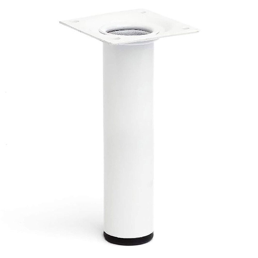 MØBELBEN REI STÅL Ø30X150MM HVIT