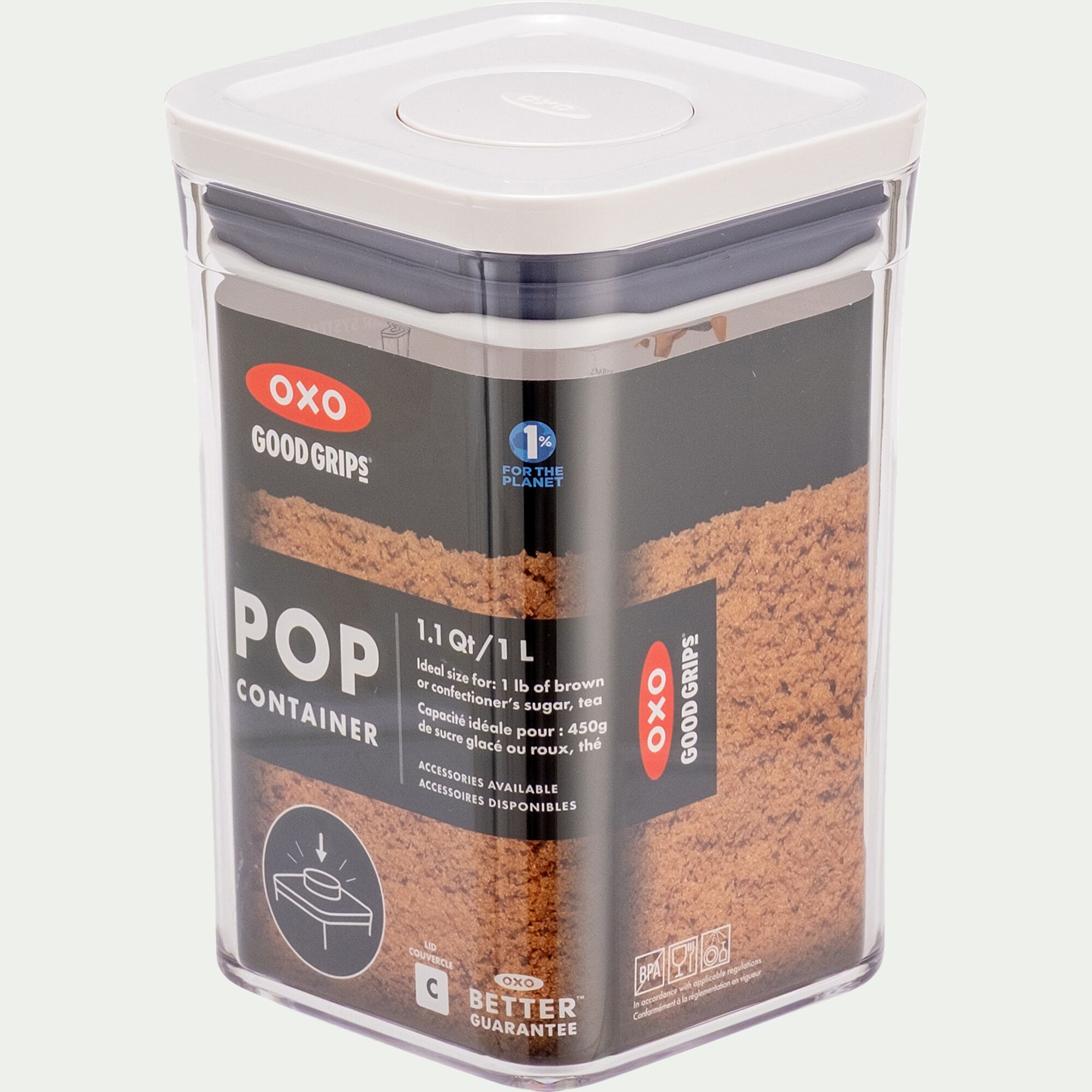 POP - Boîte de conservation 1L - transparent