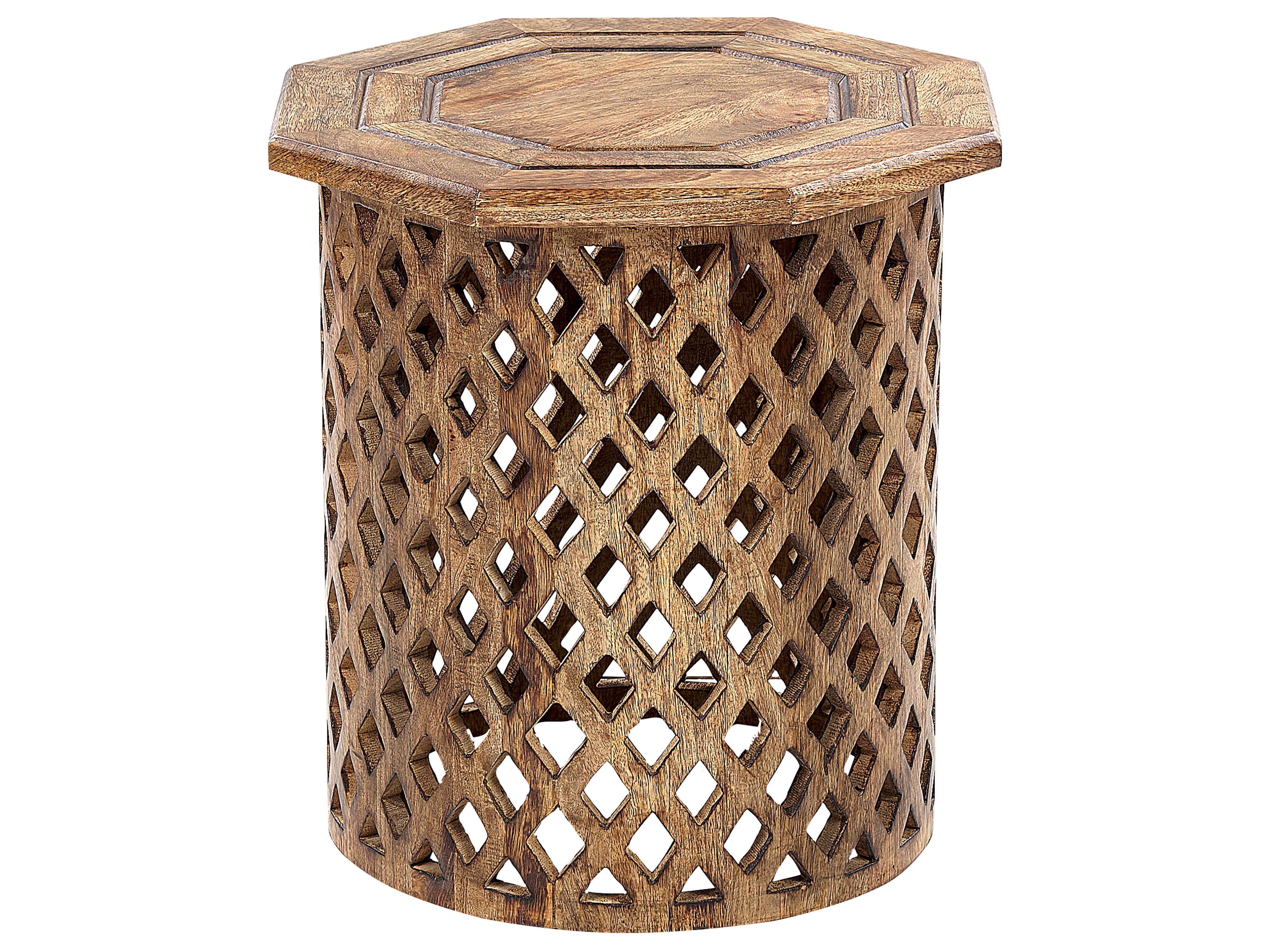 Side Table KHANPUR Mango Wood Brown