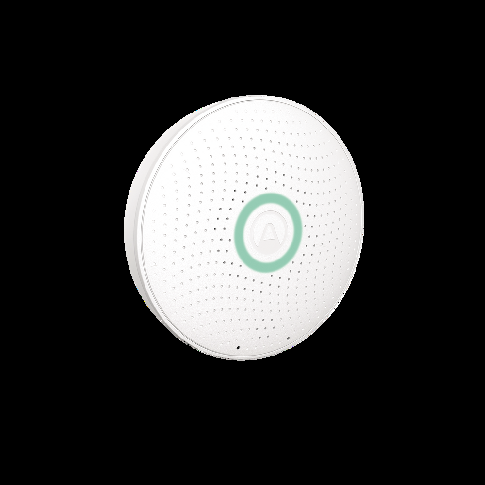 Airthings 2930 Wave Plus Smart Indoor Air Quality Monitor with Radon Detection, Battery Operated