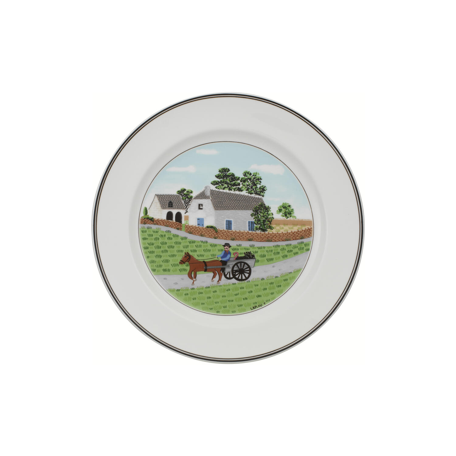 Design Naif tallerken ø 27 cm, farmer