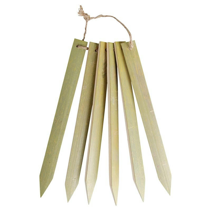 - Lot de 6 marquoirs de plantation Bambou