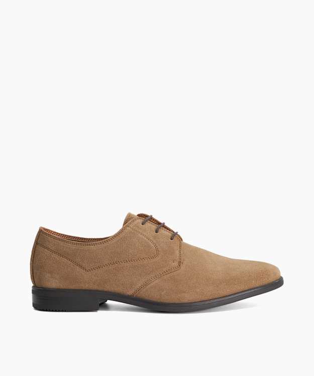 Burtford Beige - Suede Lace-Up Gibson