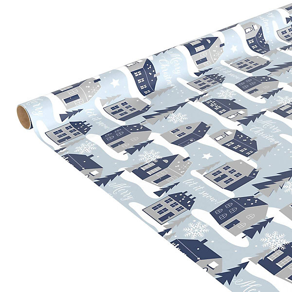 Papier cadeau traditionnel 200x70cm assorti - feeric lights &christmas