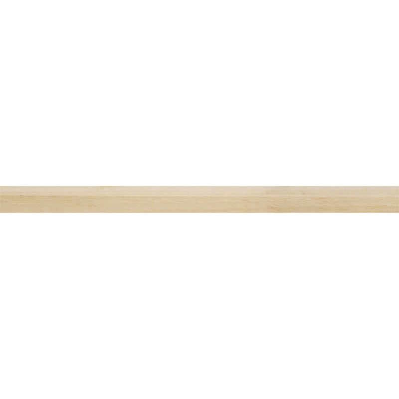 Latte rabotée en bois dur 270 x 1,2 x 1,2 cm
