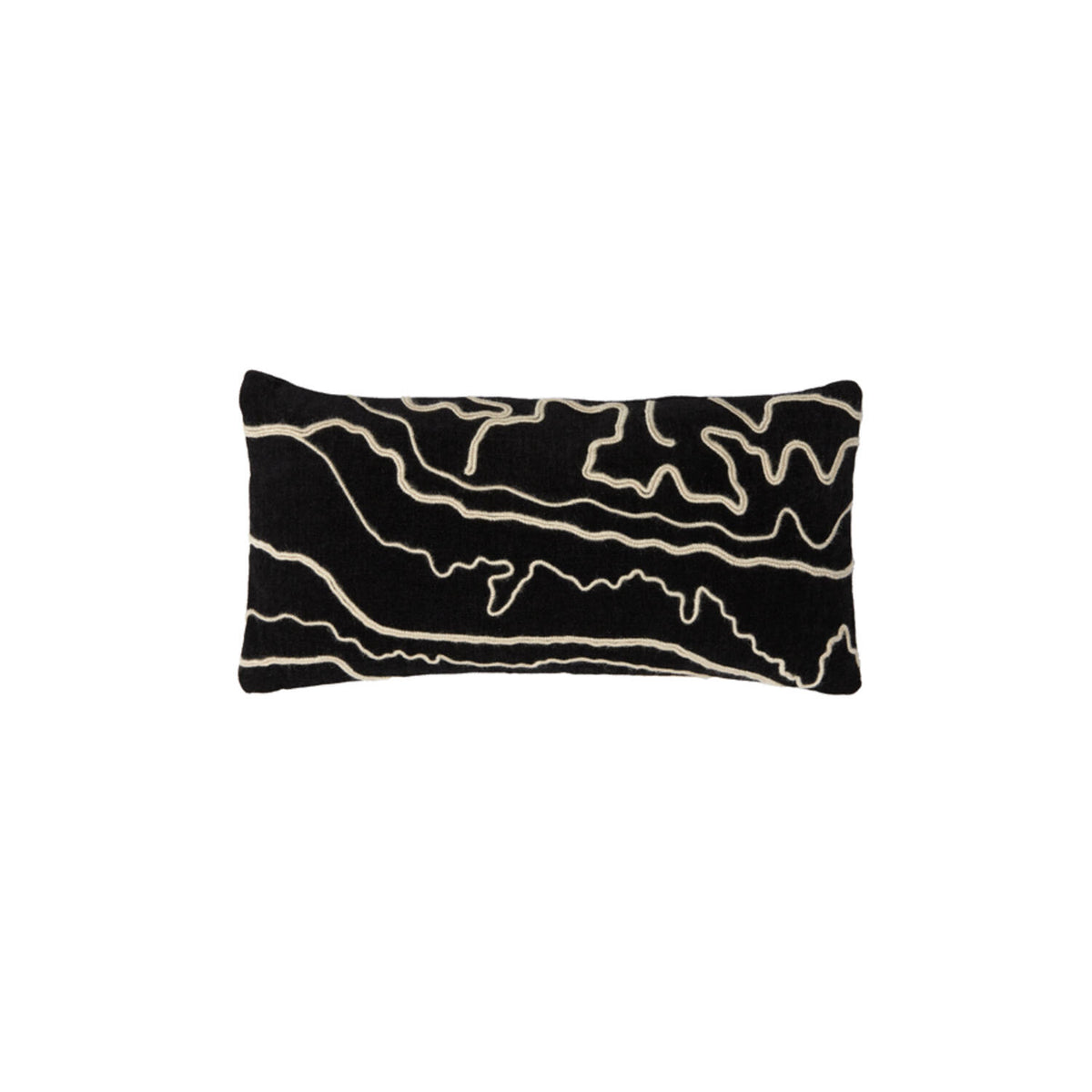 Light & Living kussen CASTRO - 60x30x10cm - zwart