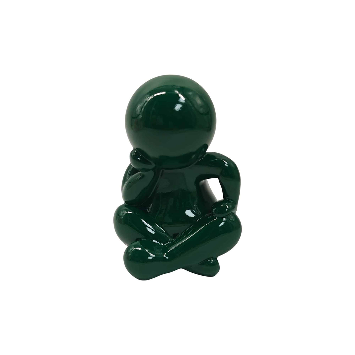 Present Time ornament Amigo Sitting Large - groen - 24x21x34.8cm