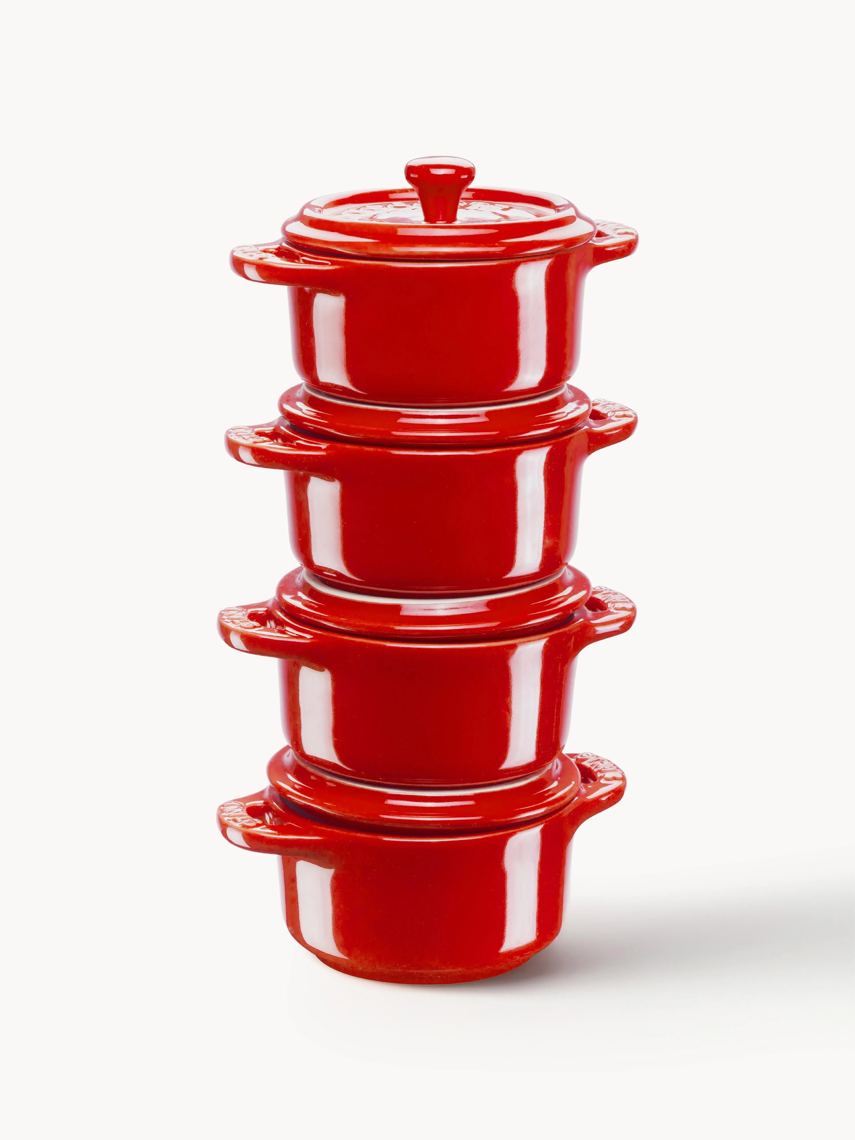Kleine Ofenformen Mini Cocotte, 4er-Set