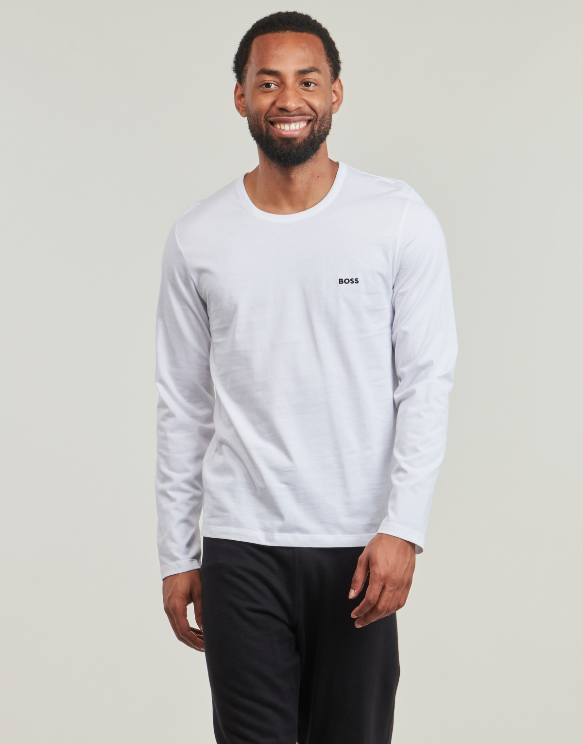 BOSS - LSShirtRN 3P Classic - White / Black / Marine