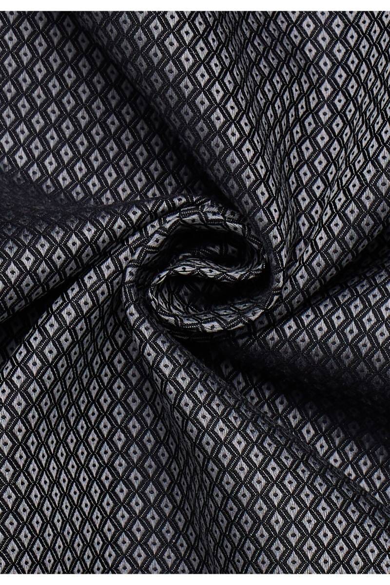 ETERNA Slim Fit Hemd anthrazit, Strukturiert