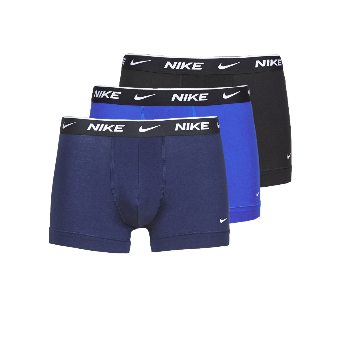 Nike - EVERYDAY COTTON STRETCH X3 - Black / Marine / Blue