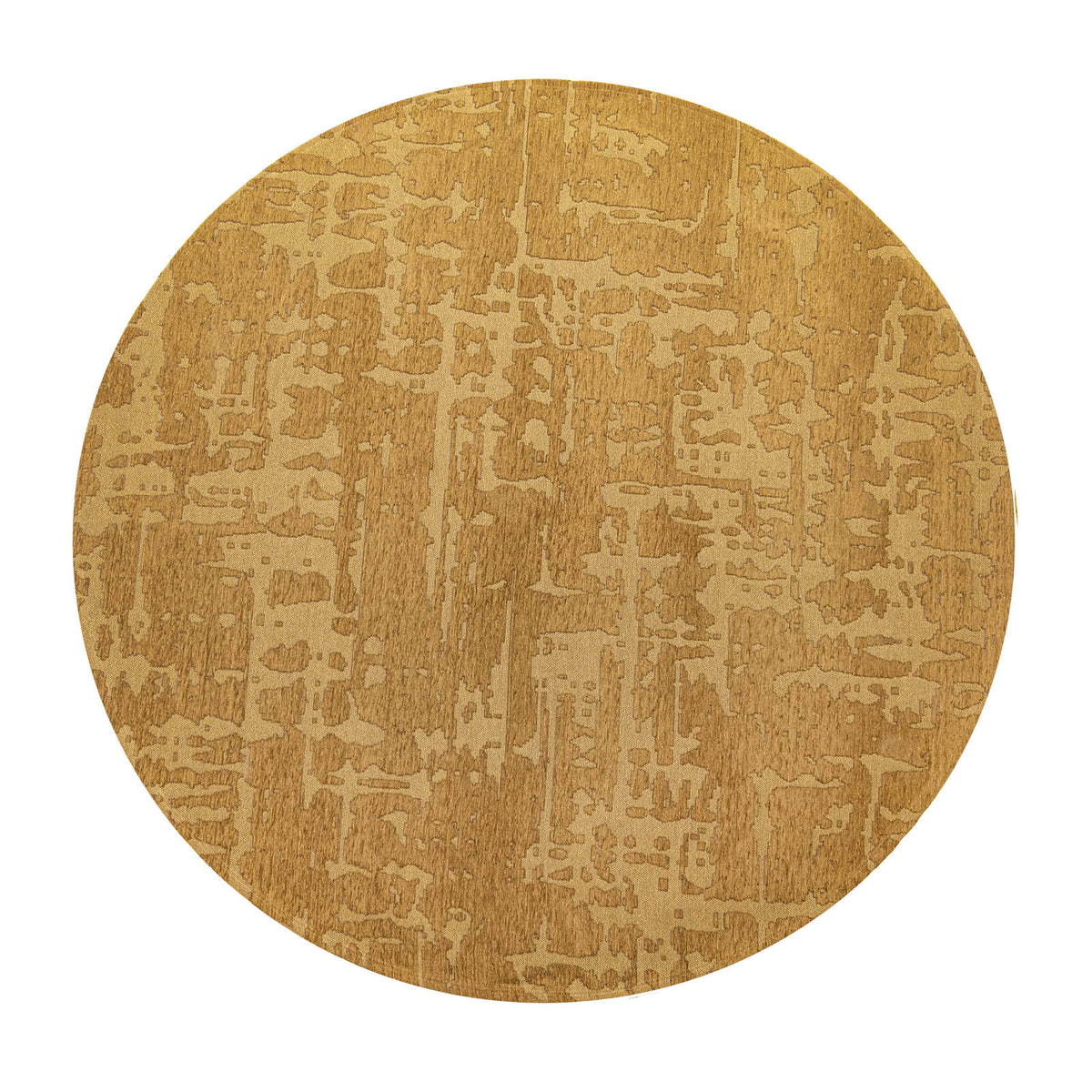 Ecorugs vloerkleed Madagascar Gold - geel - 140x140cm