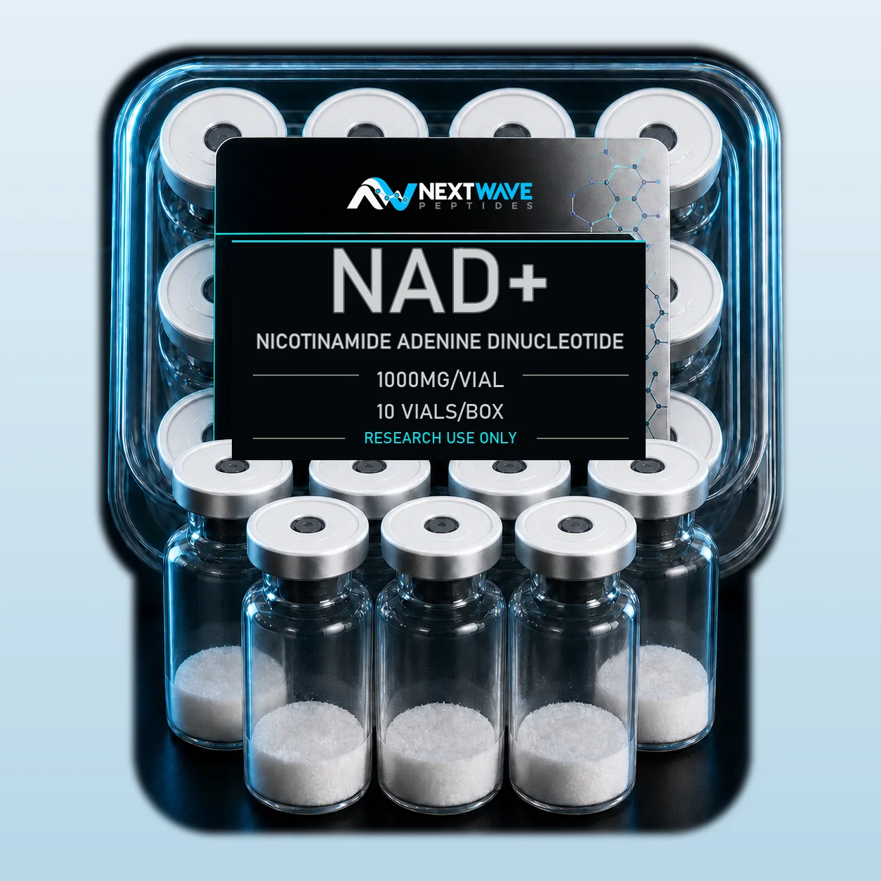 Nicotinamide Adenine Dinucleotide (NAD+) - 1000mg, 10 Vials | NextWave Peptides