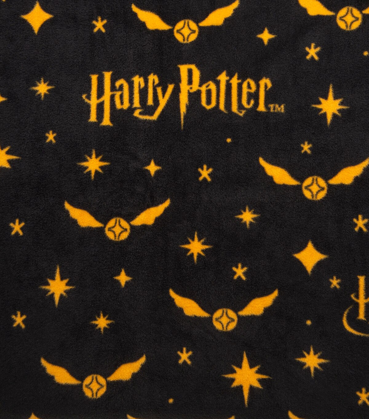 Harry Potter Quidditch Snitch Fleece Fabric