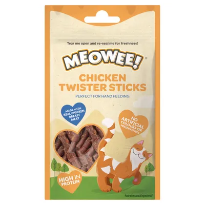 Meowee! Chicken Twister Sticks