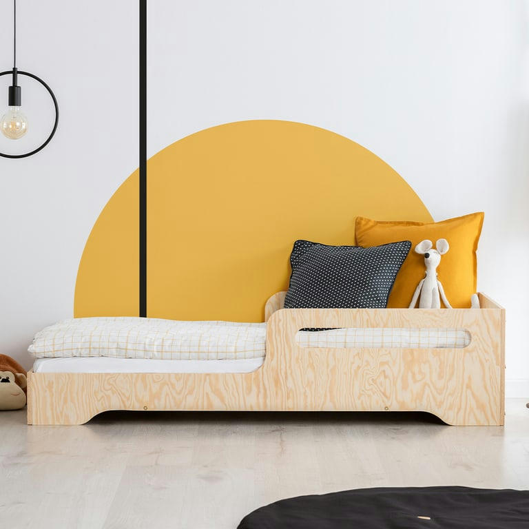 AMBRE - Lit 70x140 sommier inclus naturel