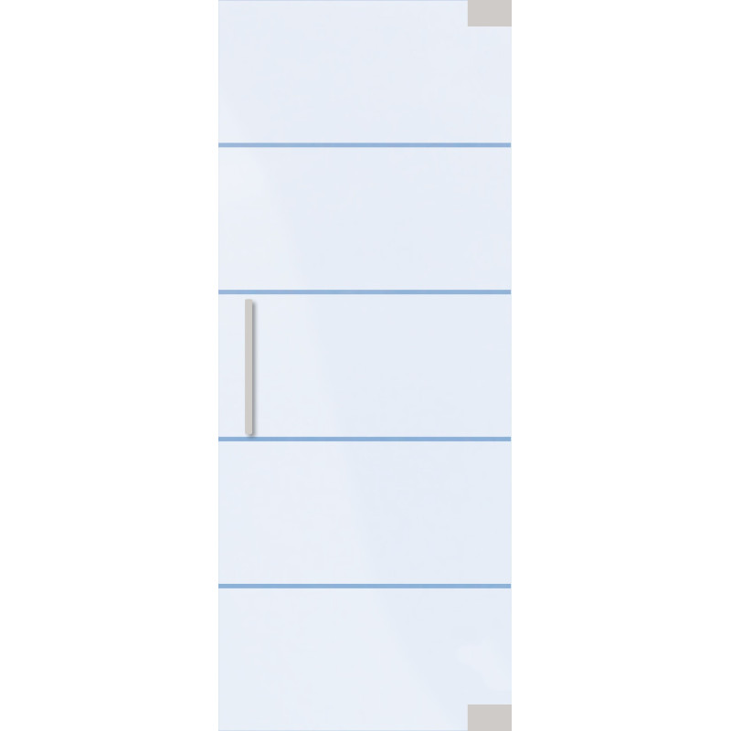 Porte en verre sécurit 1510 Thytan Prof 83 x 201 cm THYS