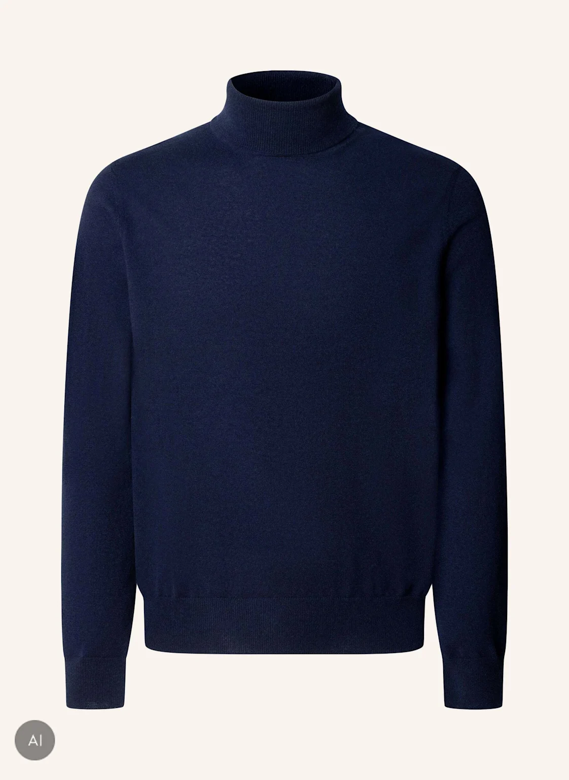 HACKETT LONDON Pullover SR CASHMERE ROLL NECK