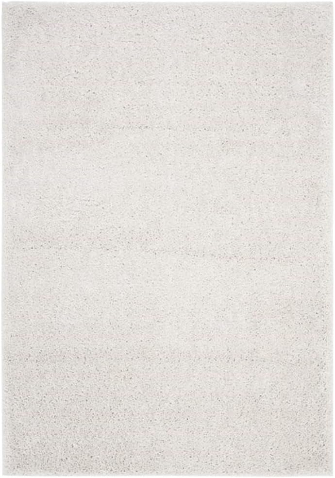 SAFAVIEH August Shag Collection Area Rug - 9' x 12', Beige, Solid Design, Non-Shedding & Easy Care, 1.2-inch Thick Ideal for High Traffic Areas in Living Room, Bedroom (AUG900D)