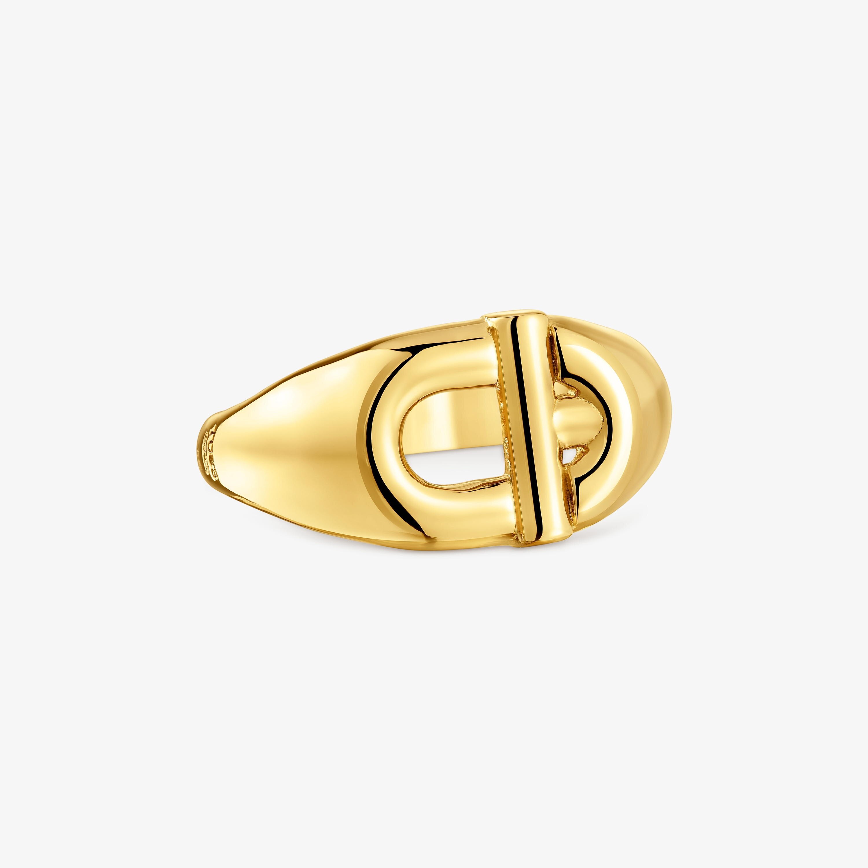 Sello con baño de oro 18 kt sobre plata TOUS MANIFESTO