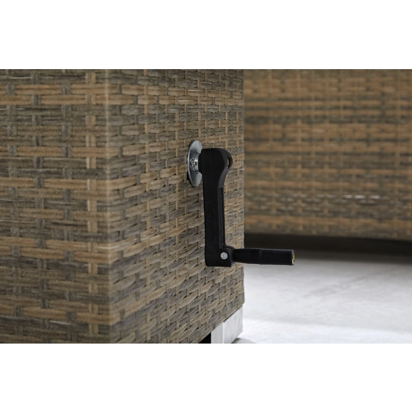 Gartentisch »Bellante«, BxHxT: 60 x 46 x 120 cm, Tischplatte: Sicherheitsglas