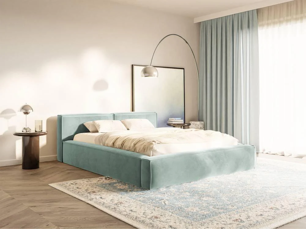 Bedframe Remera Slim velvet 200 x 200 cm