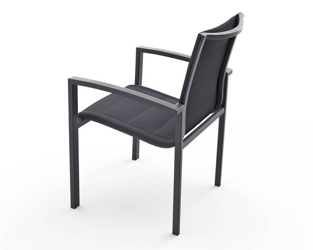 Boston Dining Chair - Gunmetal Grey