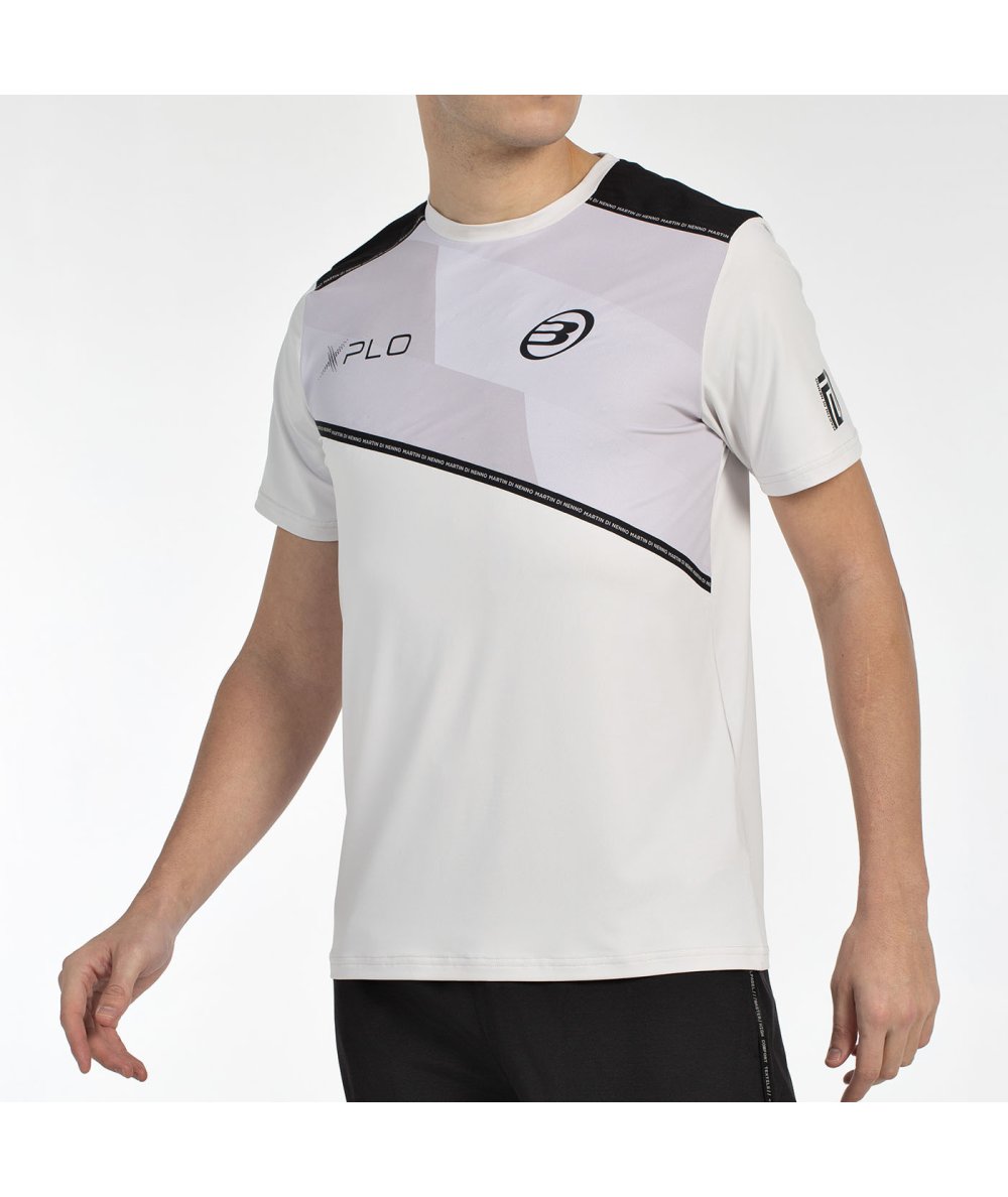 CAMISETA BULLPADEL DI NENNO 25V GRIS PERLA