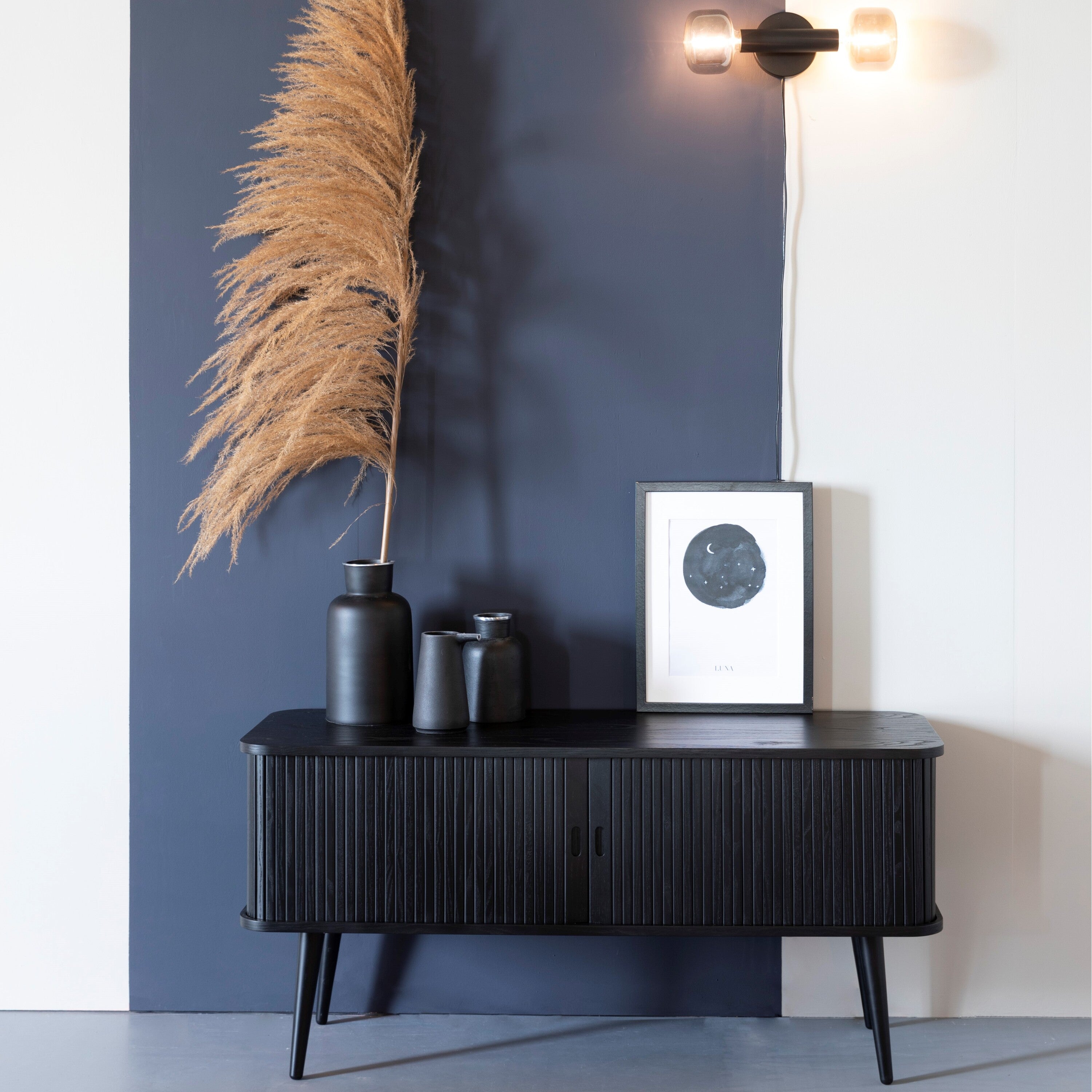 Zuiver Barbier Dressoir - Zwart