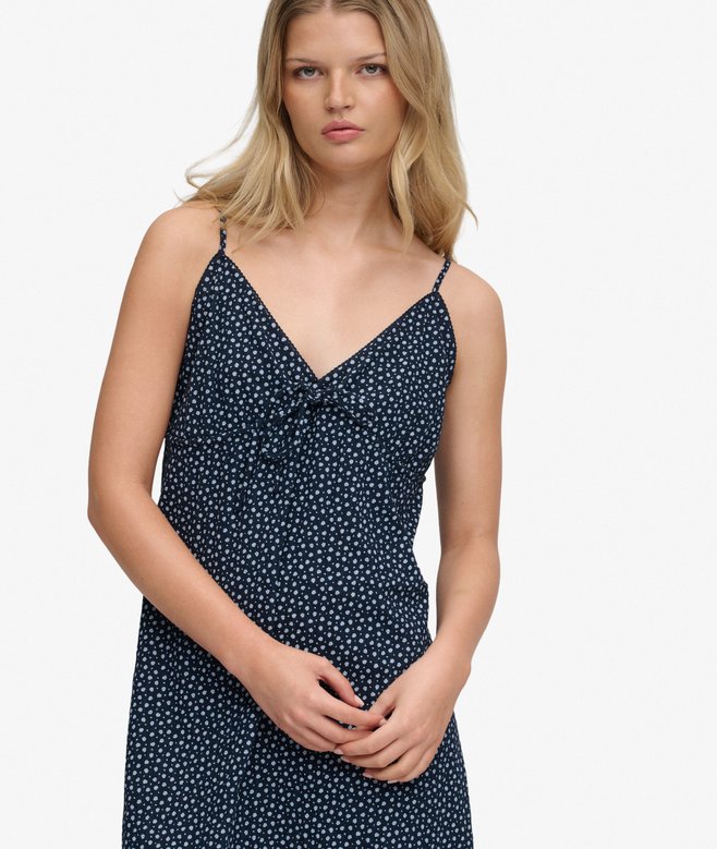 Textured Woven Cami Dress