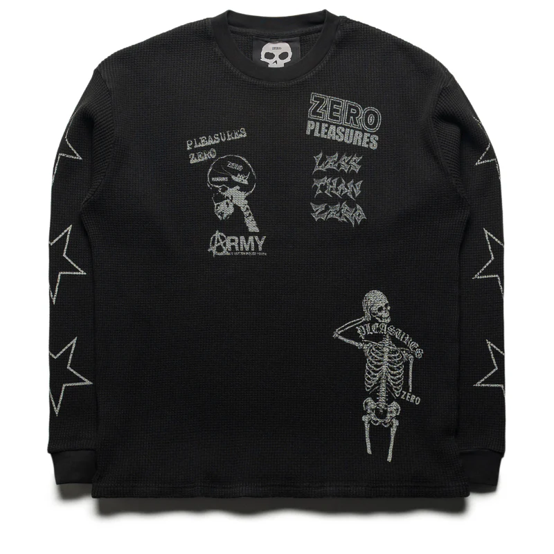 Pleasures Misled Thermal L/S Tee - Black