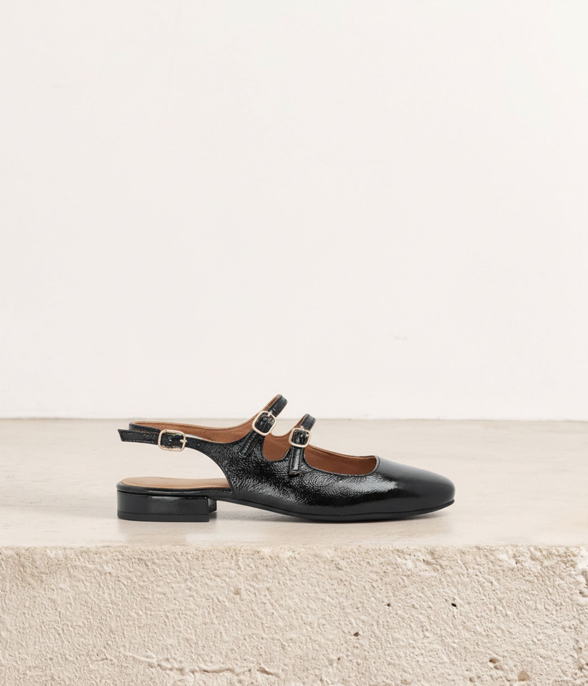 Babies vernies noires Daisy