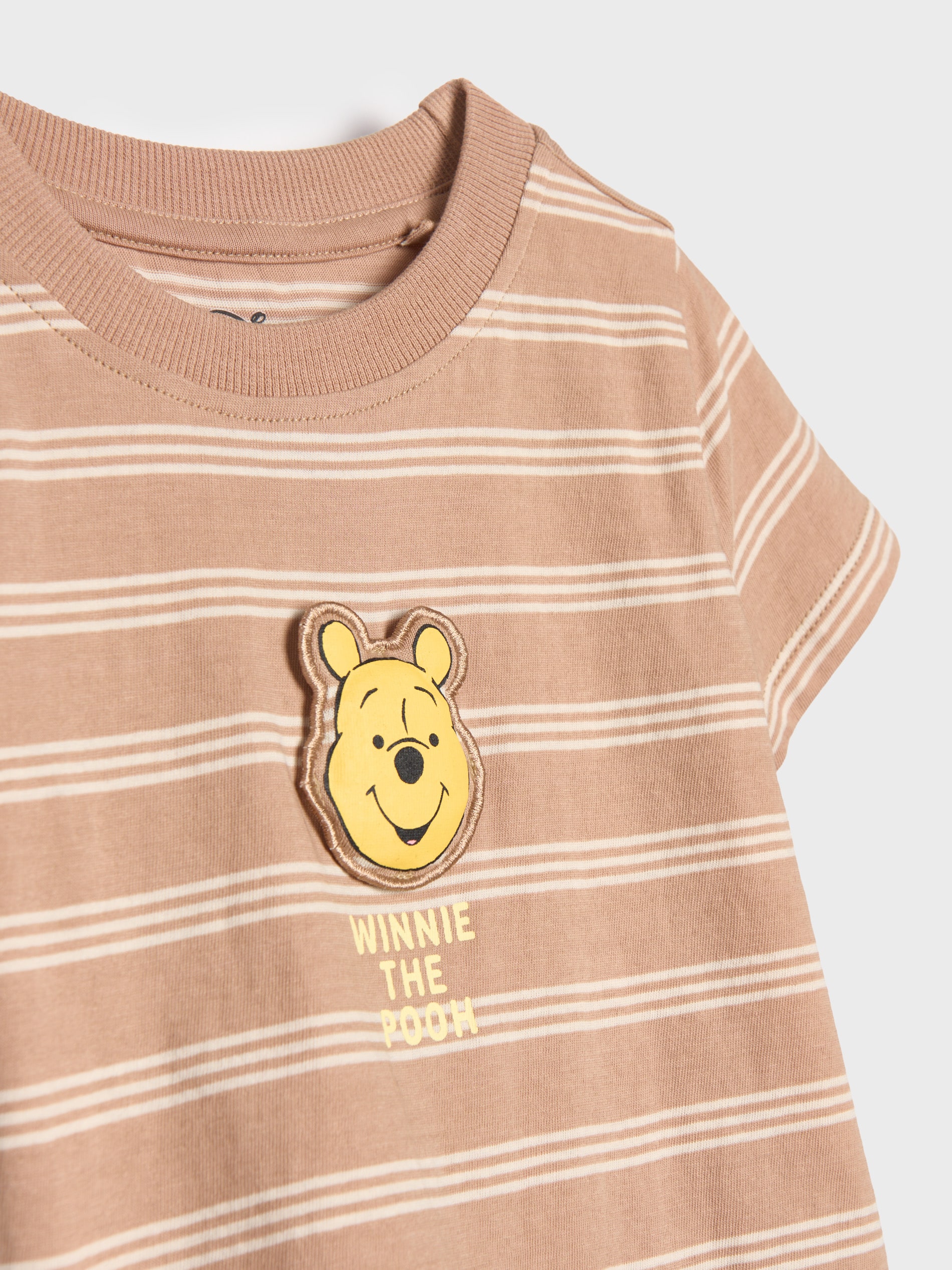 Bawełniana koszulka w paski Winnie the Pooh