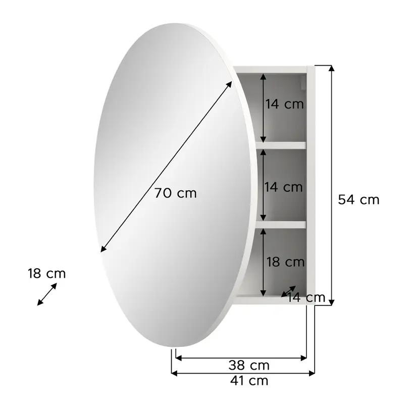 Spiegelschrank Riff