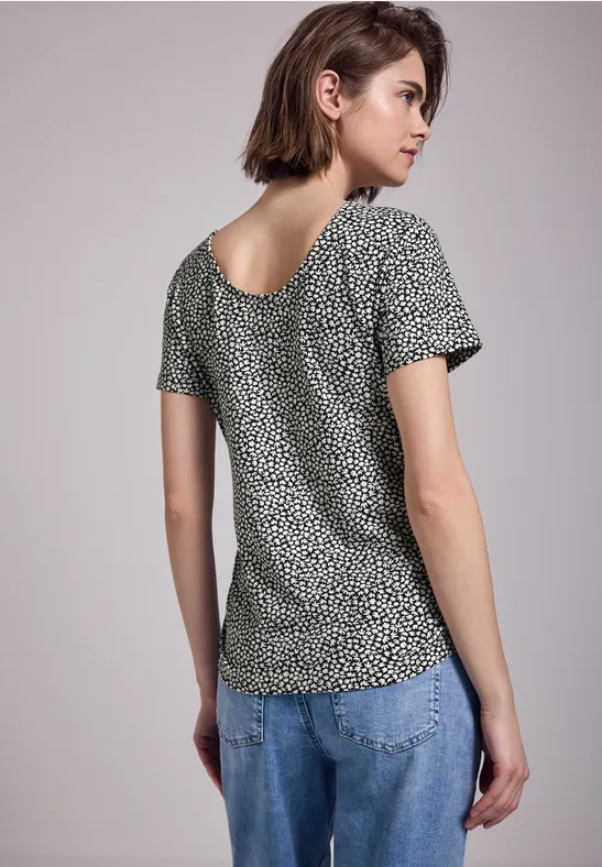 Shirt mit Rückenausschnitt