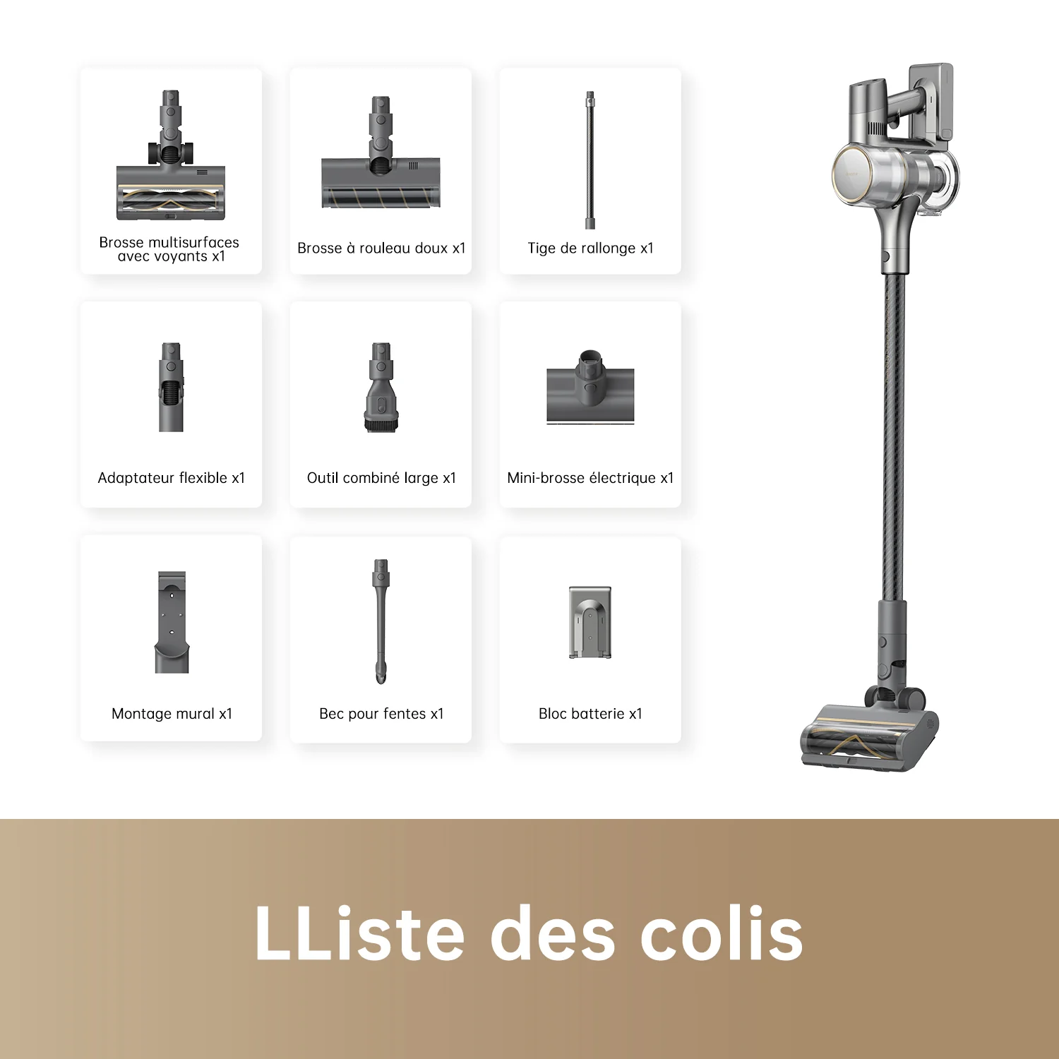 Dreame R20 Aspirateur balai sans fil