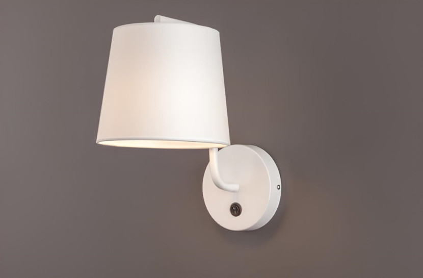 Kinkiet biały CHICAGO 1xE27x40W wym:32x20x30cm IP20 Maxlight