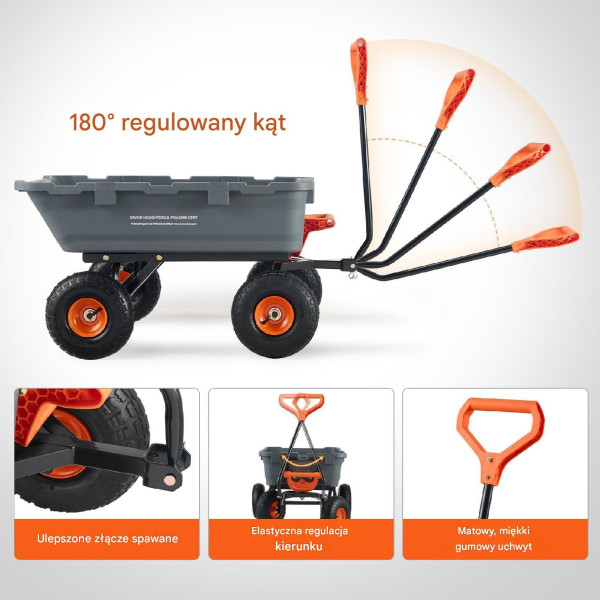 Wytrzymały Wózek Ogrodowy 363 kg