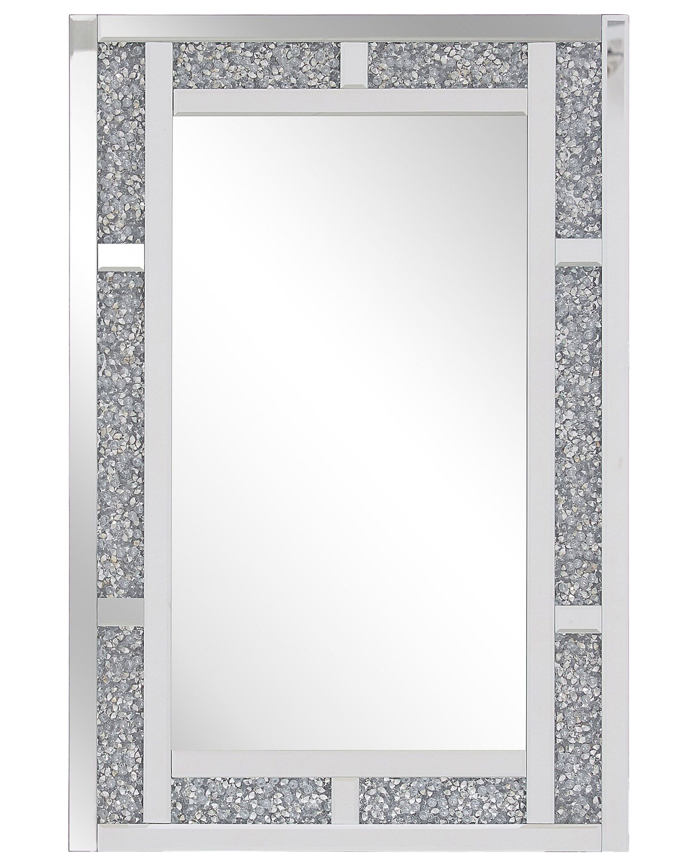 Lustro ścienne wiszące 60x90 srebrne