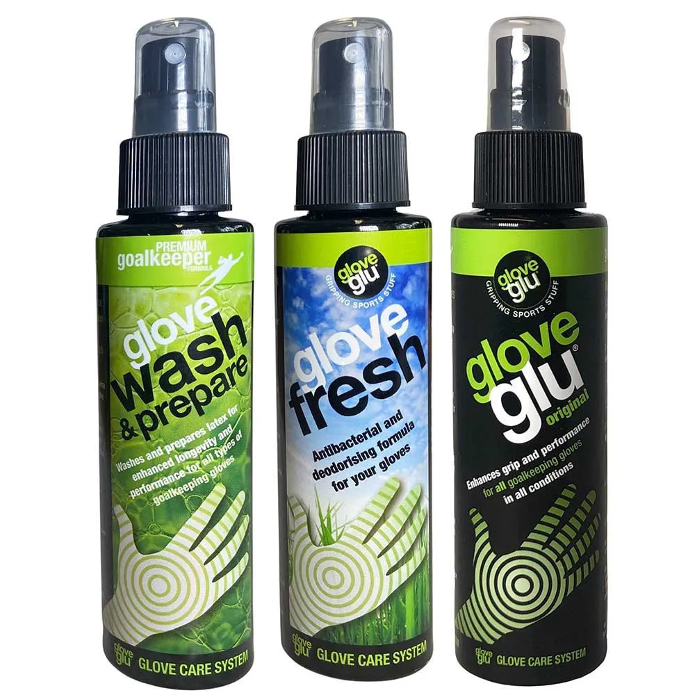 Glove Glu System x Maintenance And Care For Goalkeeping Gloves Kit 120ml 3 units