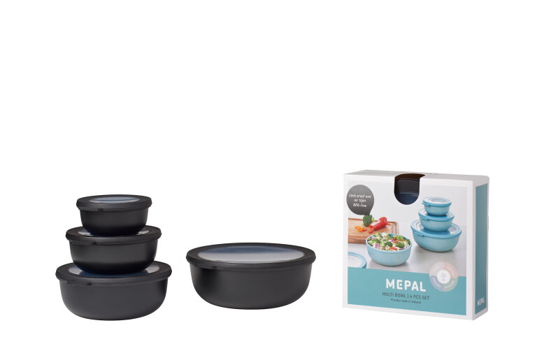 Multikom Cirqula 4-delige set (350 750 1250 2250) - Nordic black