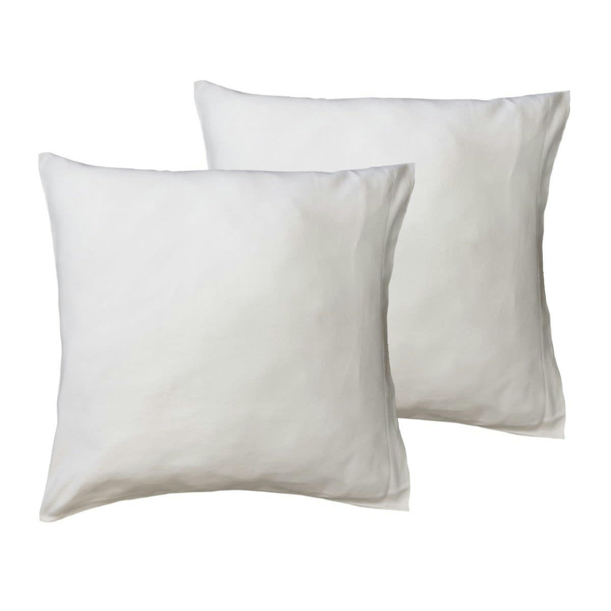 CONFORT - 2 protège oreillers en coton 200gr/m²  blanc 65x65 cm