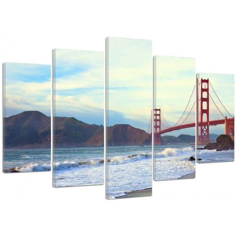 Golden Gate Bridge Obraz na scianę do salonu 100x70