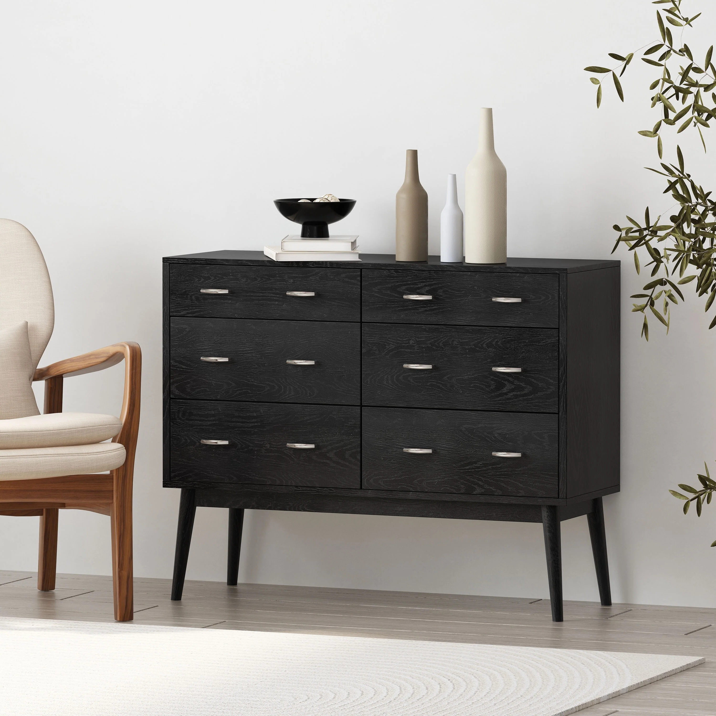 Curtisian 6 Drawer Double Dresser by Christopher Knight Home